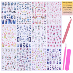 STZPRONAIL spring butterfly nail stickers for quick, vibrant accents.