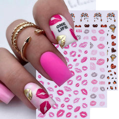 STZPRONAIL balloon leopard stickers offer bold, festive nail designs.