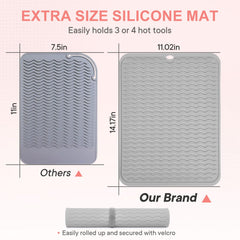 Suafrnut heat-resistant mat withstands up to 482°F for high-heat tools