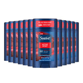 Suave Active Sport stick front view showing all-day odor protection for daily wear.