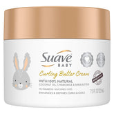Suave Baby Curling Butter Cream bottle for gentle daily curls and frizz control.