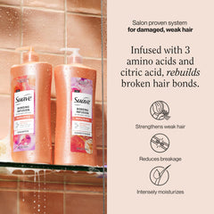 Suave Bonding Infusion cabello dañado con elasticidad recuperada.