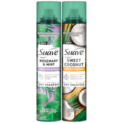 Suave champú seco romero y menta, botella, refresca entre lavados y aporta volumen ligero.