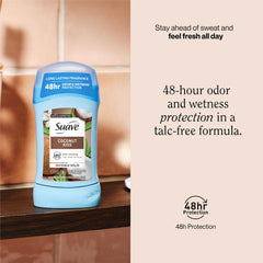 Protección suave de 48 h con fórmula ligera para piel sensible de Suave.