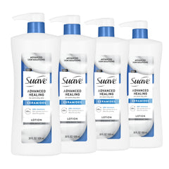 Crema avanzada para manos de Suave en bote, hidratación profunda para piel seca.