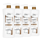 Suave Cuidado Nutritivo crema para manos y cuerpo, hidratación profunda sin grasa.