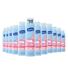 Suave Dry Spray Deodorant bottle with powder-fresh scent for fast, 48-hour protection.
