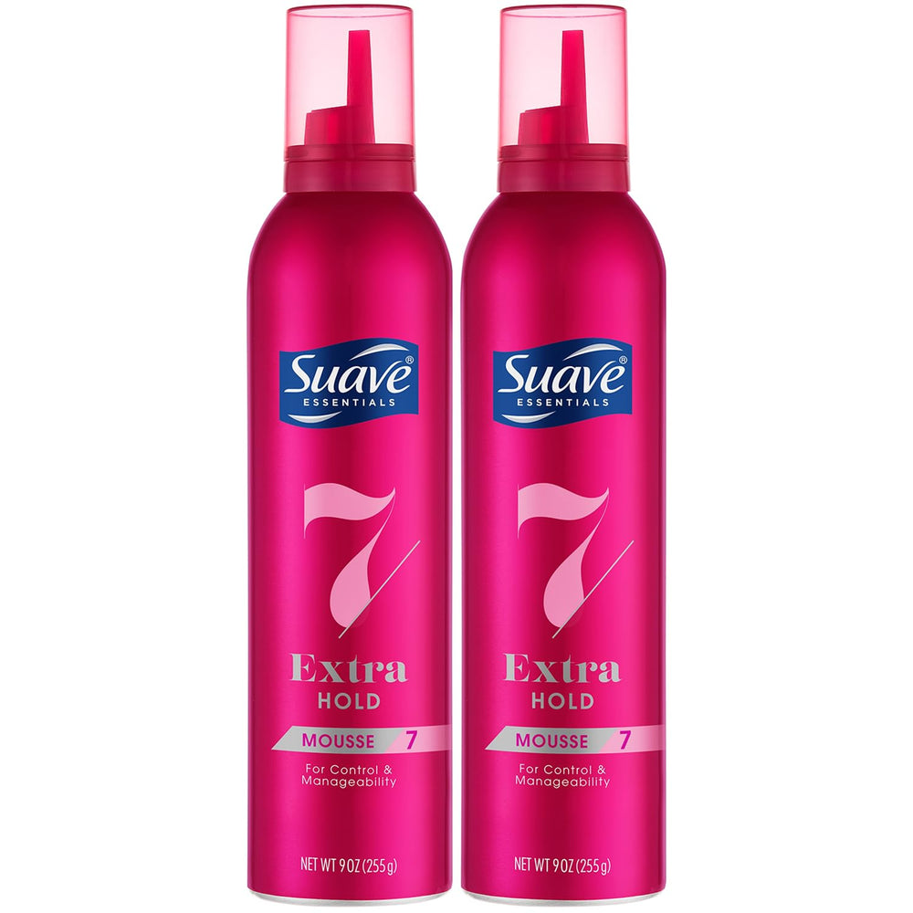 Suave Extra Hold Mousse muestra textura suave de espuma para peinado ligero