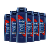 Suave Men Energizing Sport: botella vertida para ducha rápida y refrescante.