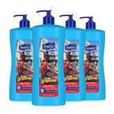 Suave Kids Spider-Man 3 en 1, hora del baño, facilita la limpieza completa de cabello y piel