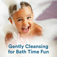 Suave Kids tear-free formula supports worry-free bath time moments.