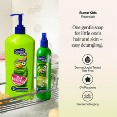 Botella de Watermelon Wonder de Suave Kids, uso diario para baño rápido.