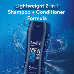 Espuma ligera de Suave Men Ocean Charge para lavado rápido sin peso