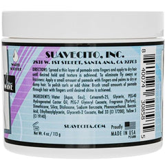 Textura suave de Suavecita para peinados con control medio.