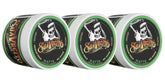 Suavecito Matte Pomade jar close-up shows shine-free natural finish for everyday styling.