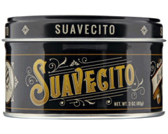 Suavecito pomada aceite lata original, empaque visible para peinado duradero