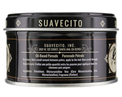 Textura cremosa de la pomada Suavecito de aceite para fácil aplicación