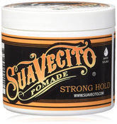 Suavecito Pomade Firme: bote de 5oz y fijación duradera para peinados.