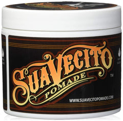 Suavecito Pomade Original Hold en bote: fijación media para estilos duraderos.