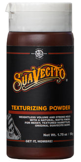 Suavecito Texture Powder bottle pour showing oil absorption for lift