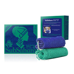 SubSahara authentic African net sponge with knot pattern for gentle exfoliation
