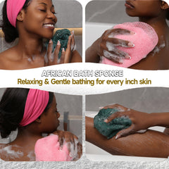 SubSahara long-handle net sponge reaches back and shoulders with ease.