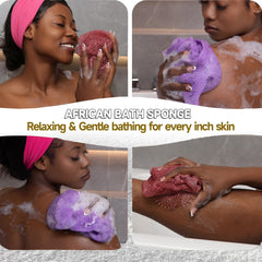 SubSahara esponja de red africana, exfoliación suave y uso diario