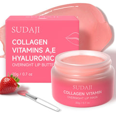 SUDAJI collagen lip mask package for overnight nourishment