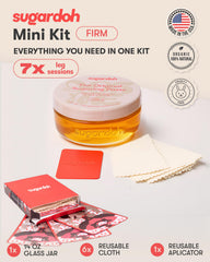 Sugardoh sugar wax applicator shown for precise, mess-free application