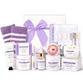 Suhctuptx spa box lavender theme for at-home relaxation.