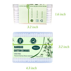 SUIZWMOU cotton buds with recyclable packaging for eco-friendly use.