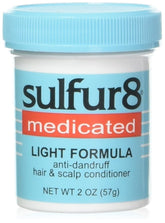 SULFUR8 condicionador anti caspa fórmula ligera, uso diario en cuero cabelludo.