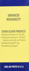 Aplicación al cuero cabelludo con Sulfur8 Glovers Dandruff Medicine antes del lavado.