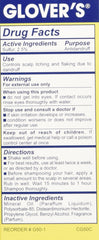Textura cremosa de Sulfur8 Glovers Dandruff Medicine lista para aplicar.