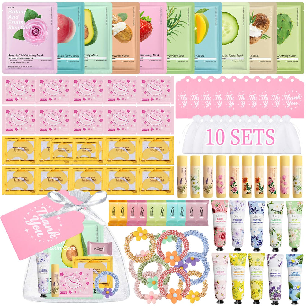Sulily spa party face masks pack delivers hydration for a refreshed sleepover experience.