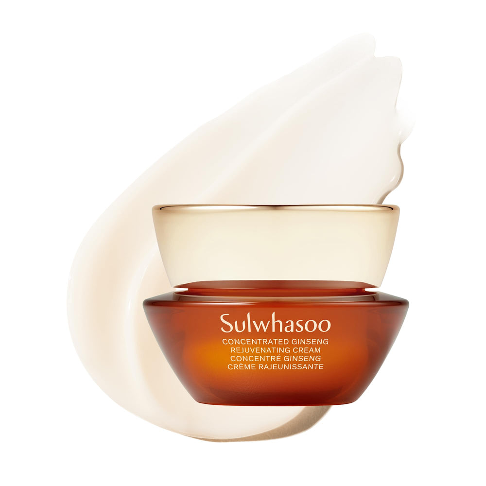 Sulwhasoo Concentrated Ginseng Rejuvenating Cream Mini packaging for a luxurious daily ritual.