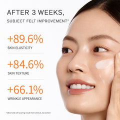 Face application of Sulwhasoo Essential Firming Cream with upward massage