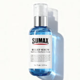 Sumax Relief Serum bottle front, a lightweight formula designed for sensitive skin.