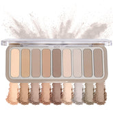 SUMEITANG 9-shades matte naked palette for versatile, blendable looks.