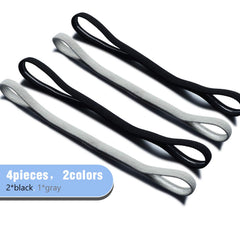 Sumind banda deportiva antideslizante gris para sudor intenso y entrenamiento