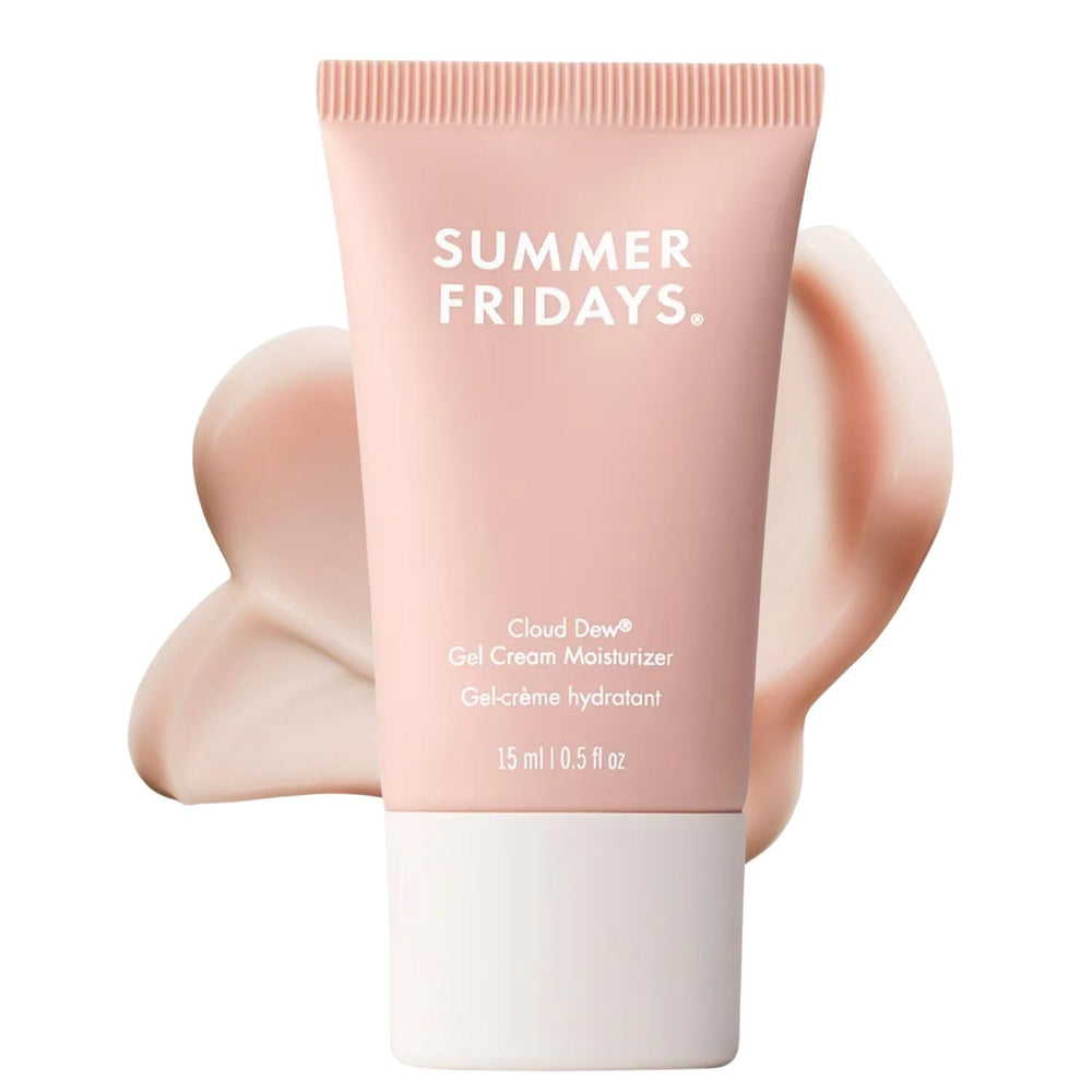 Summer Fridays Cloud Dew Gel Cream, textura ligera para hidratación duradera.