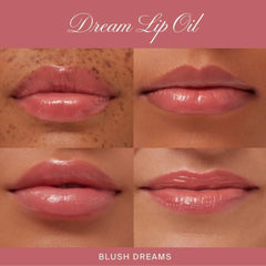 Summer Fridays Dream Lip Oil with Vitamin E nourishes lips.