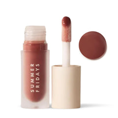 Summer Fridays Dream Lip Oil tube close-up showing glossy, hydrating shine.