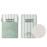 Summer Fridays Gentle Reset pads in packaging showing dual sides for gentle exfoliation