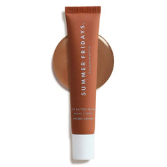 Summer Fridays Iced Coffee tinted lip butter tube delivers instant moisture