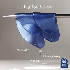 Summer Fridays Jet Lag Under Eye Patches packaging displayed for easy home use