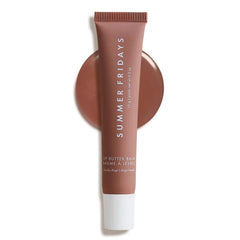 Summer Fridays tinted lip butter Vanilla Beige tube delivering portable moisture