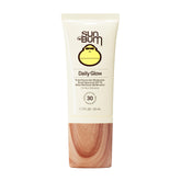 Sun Bum Daily SPF 30 Glow bottle front shows tinted sunscreen for daily radiance.