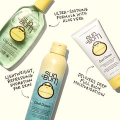 Textura ligera de Sun Bum Aloe Vera que se absorbe rápido.