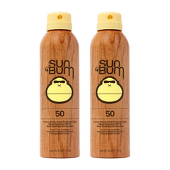 Sun Bum Original SPF 50 spray bottle ready for beach days